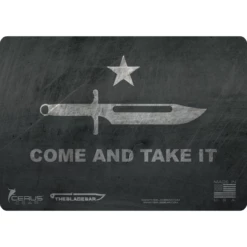 CERUS GEAR / THE BLADE BAR 12in X 17in Come And Take It Mat (TBB-H-CATI-BK)