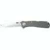 SOG Twitch II 2.65in Satin Drop Point Gray Aluminum Handle Assisted Folding Knife (TWI18-CP)