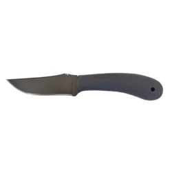 WINKLER KNIVES SD1 3.25in Black Trailing Point Black Micarta Handle Fixed Blade Knife With Black Boltaron Sheath (WNK12A)