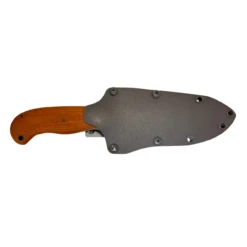 WINKLER KNIVES Utility Knife 4.75in Black Drop Point Partially Serrated Tan Micarta Handle Fixed Blade Knife With Black Boltaron Sheath (WNK17K) 7 WINKLER KNIVES Utility Knife 4.75in Black Drop Point Partially Serrated Tan Micarta Handle Fixed Blade Knife With Black Boltaron Sheath (WNK17K) -THE BLADE BAR Sales WNK17K.3 34207.1663699421