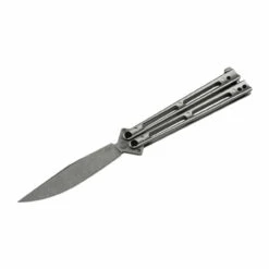 THE BLADE BAR Sales 7 BOKER KNIVES Papillon 4.3in Stonewash Clip Point Steel Butterfly Knife (06EX111)