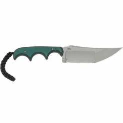 CRKT Minimalist Katana 3.56in Bead Blast Trailing Point Green Polymer Handle With Zyrtel Sheath Fixed Blade Knife (2394) -THE BLADE BAR Sales httpsimages 1 1 02841.1664916715