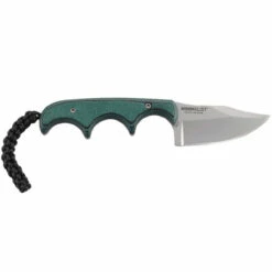 CRKT Minimalist Bowie 2.1in Bead Blast Clip Point Green G-10 Handle Fixed Blade Knife (2387) -THE BLADE BAR Sales httpsimages 1 35618.1649105743