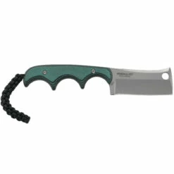 CRKT Minimalist 2 1In Bead Blast Cleaver Green Micarta Handle Fixed Blade Knife (2383C) -THE BLADE BAR Sales httpsimages 1 80488.1648572648