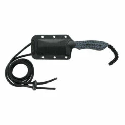 CRKT S.P.E.C. 2.5in Bead Blast Cleaver Black And Blue G-10 Handle With Polymer Sheath Fixed Blade Knife (2398) -THE BLADE BAR Sales httpsimages 2 01092.1664917009