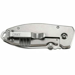 CRKT Squid 2.25in Stonewash Spear Point Stainless Steel Handle Manual Folding Knife Clamshell Pack (2491C) -THE BLADE BAR Sales httpsimages 2 02883.1648655333