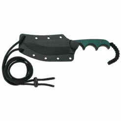 CRKT Minimalist Katana 3.56in Bead Blast Trailing Point Green Polymer Handle With Zyrtel Sheath Fixed Blade Knife (2394) -THE BLADE BAR Sales httpsimages 2 19277.1664916715