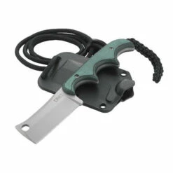 CRKT Minimalist 2.1in Bead Blast Cleaver Green Micarta Handle Fixed Blade Knife (2383) 11 CRKT Minimalist 2.1in Bead Blast Cleaver Green Micarta Handle Fixed Blade Knife (2383) -THE BLADE BAR Sales httpsimages 2 27790.1648483535