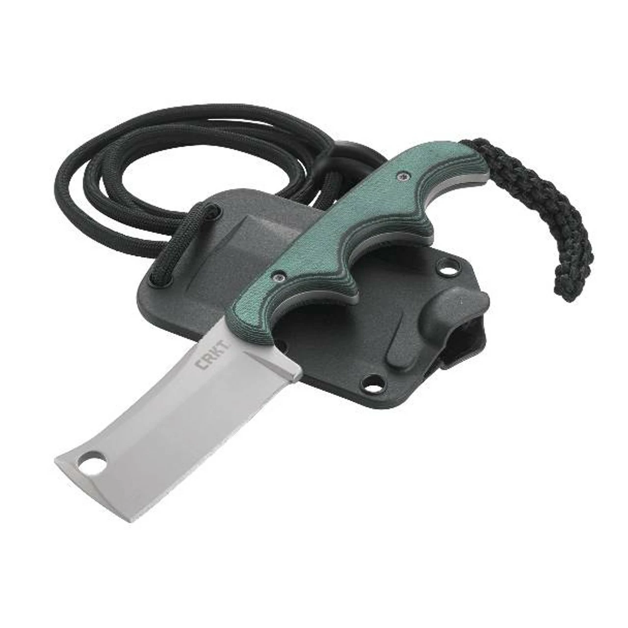 CRKT Minimalist 2.1in Bead Blast Cleaver Green Micarta Handle Fixed Blade Knife (2383) 7 CRKT Minimalist 2.1in Bead Blast Cleaver Green Micarta Handle Fixed Blade Knife (2383) - Image 5