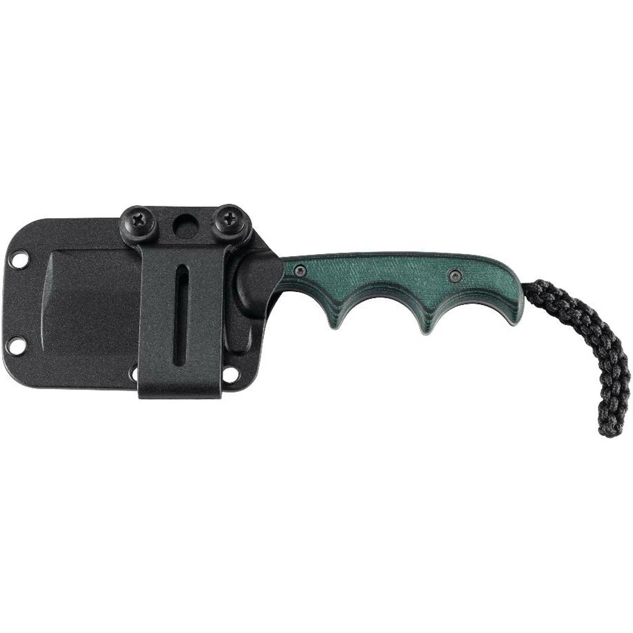 CRKT Minimalist 2.1in Bead Blast Cleaver Green Micarta Handle Fixed Blade Knife (2383) 5 CRKT Minimalist 2.1in Bead Blast Cleaver Green Micarta Handle Fixed Blade Knife (2383) - Image 3