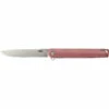 CRKT Stylus 3.125in Satin Drop Point Red Aluminum Handle Spring Assisted Folding Knife (K820BXP)